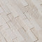 Mayra White Ledger Multi-surface 3D Panel 6"x24" Marble Wall Tile - Full Truckload