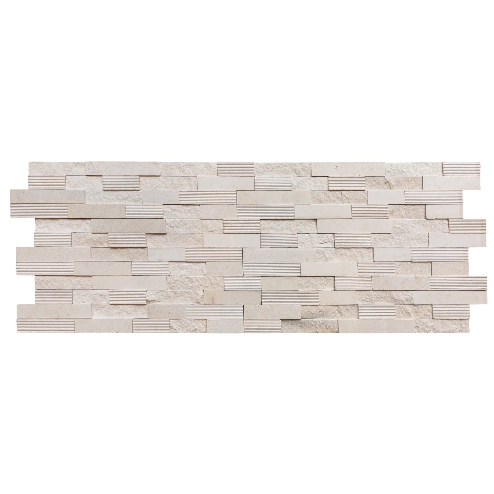 Mayra White Ledger Multi-surface 3D Panel 6