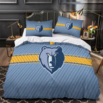 Memphis Grizzlies Bedding Set Duvet Cover Without Filler