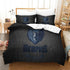 Memphis Grizzlies Bedding Set Duvet Cover Without Filler
