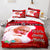 Merry Christmas Pattern Bedding Sets Quilt Cover Room Decoration
