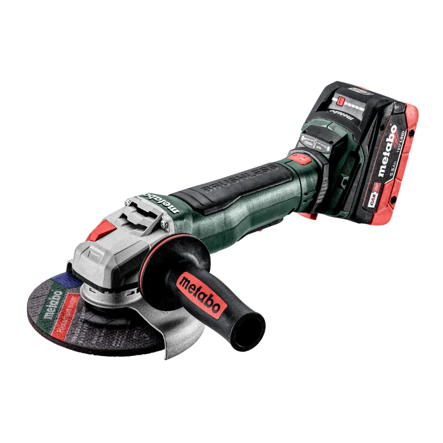 Metabo 601737620 Metabo WPB 18 LT BL 11-150 Quick 5.5 Kit 6” Brushless Braking Angle Grinder Kit