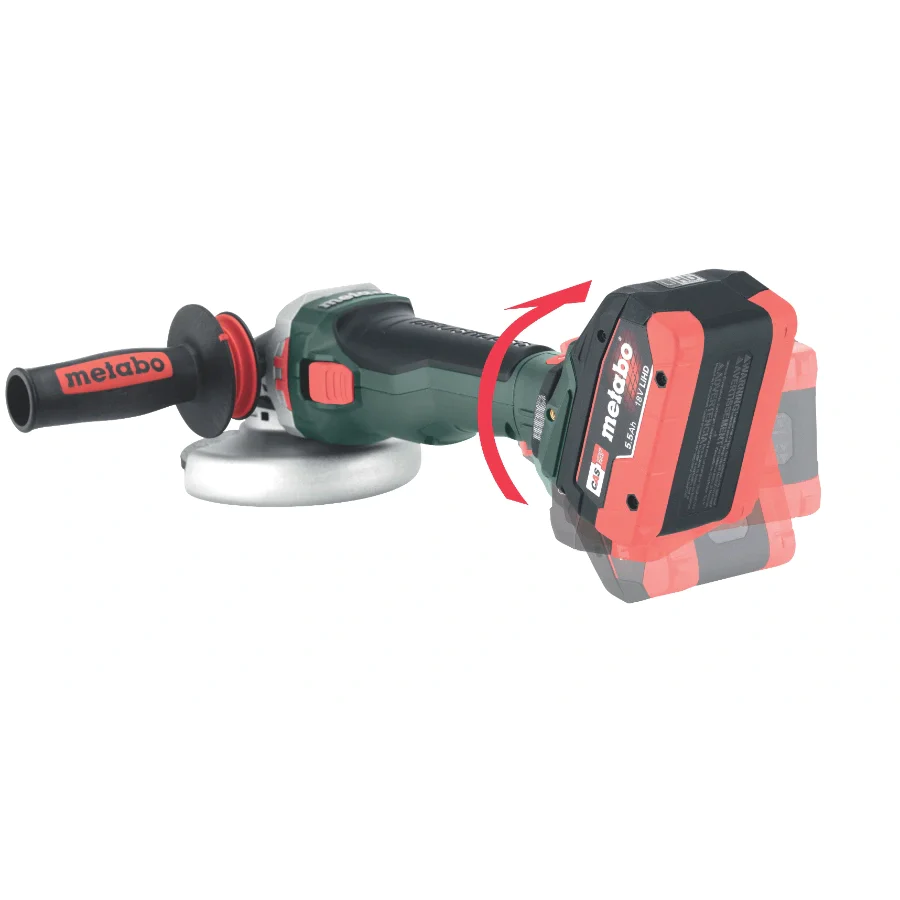 Metabo 601733520 Metabo WPB 18 LTX BL 15-150 Quick DS 18V 6" 1500W Brushless Angle Grinder 5.5Ah + Quick Charger Kit