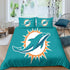 Miami Dolphins Bedding Set Duvet Cover Without Filler