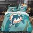 Miami Dolphins Bedding Set Duvet Cover Without Filler