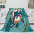 Miami Dolphins Blanket Flannel Fleece Throw Room Decoration