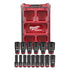 Milwaukee 49-66-6802 Juego de 15 piezas de dados de impacto SHOCKWAVE Impact Duty™ de 1/2" con mango SAE