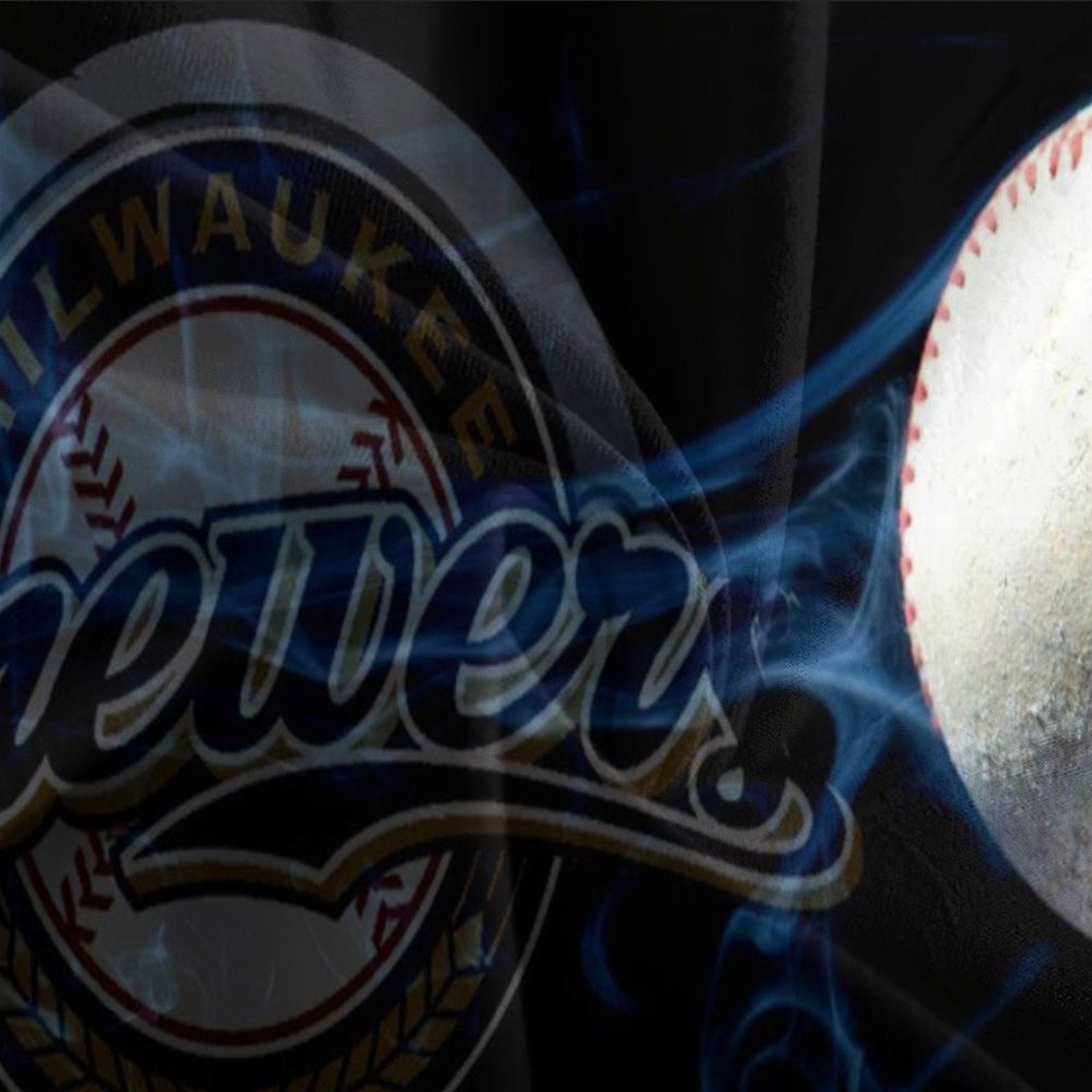 Milwaukee Brewers Bedding Set Quilt Cover Without Filler
