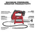 Kit de pistola engrasadora inalámbrica Milwaukee 2446-21XC M12™ de iones de litio