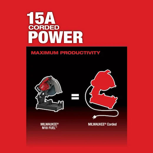 Kit de sierra de corte abrasiva Milwaukee 2990-21HD M18 FUEL™ de 14"