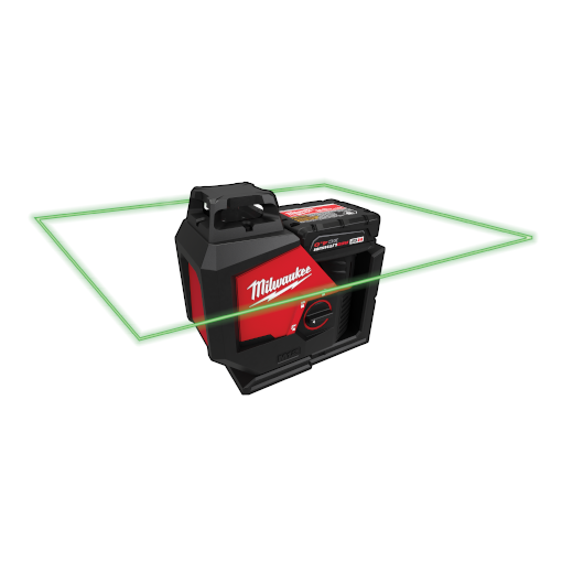 Kit láser de plano único verde de 360° Milwaukee 3631-21 M12™