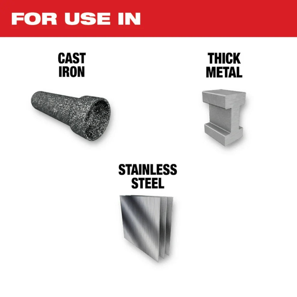 Milwaukee 48-00-5562 9" 7TPI La antorcha para HIERRO FUNDIDO con CARBURO DE NITRO 5PK