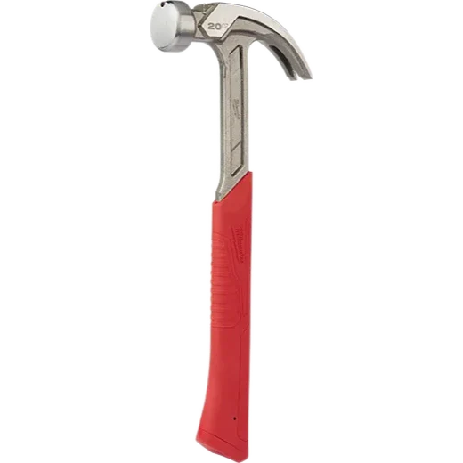 Martillo de garra curva de cara lisa de 20 oz Milwaukee 48-22-9080