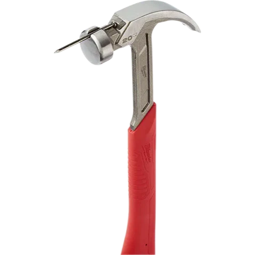 Martillo de garra curva de cara lisa de 20 oz Milwaukee 48-22-9080
