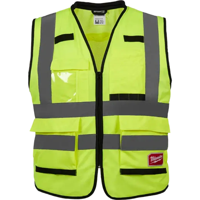 Milwaukee Class 2 High Visibility Yellow Performance Safety Vest