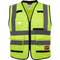 Chaleco de seguridad de alto rendimiento de color amarillo de alta visibilidad clase 2 de Milwaukee