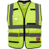 Chaleco de seguridad de alto rendimiento de color amarillo de alta visibilidad clase 2 de Milwaukee