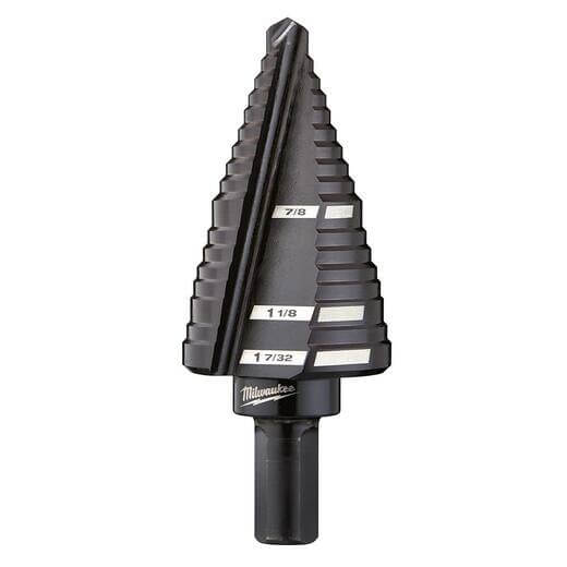 Milwaukee 48-89-9211 #11 Step Drill Bit, 7/8" - 1-7/32"