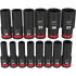 Milwaukee 49-66-7014 14 PC SHOCKWAVE Impact Duty™ 1/2" Drive Metric Deep 6 Point Socket Set