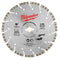 Hoja de corte universal de diamante de 9" Milwaukee 49-93-7125