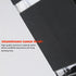 Lámpara de pared LED impermeable de aluminio para exteriores, moderna, de color negro, para villa
