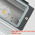 Lámpara de pared LED impermeable de aluminio para exteriores, moderna, de color negro, para villa