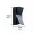 Apliques de pared LED impermeables de aluminio negro moderno para exteriores para jardín y porche