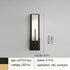 Lámpara de pared LED moderna de cobre negro/dorado para exteriores, resistente al agua, para jardín