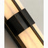 Lámpara de pared LED moderna de cobre negro/dorado para exteriores, resistente al agua, para jardín