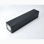 Lámpara de pared LED de aluminio impermeable para exteriores, moderna, en blanco y negro, para jardín