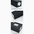 Lámpara de pared LED de aluminio impermeable para exteriores, moderna, en blanco y negro, para jardín