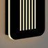 Lámparas de pared LED de aluminio modernas, impermeables, para exteriores, color negro, para porche de jardín