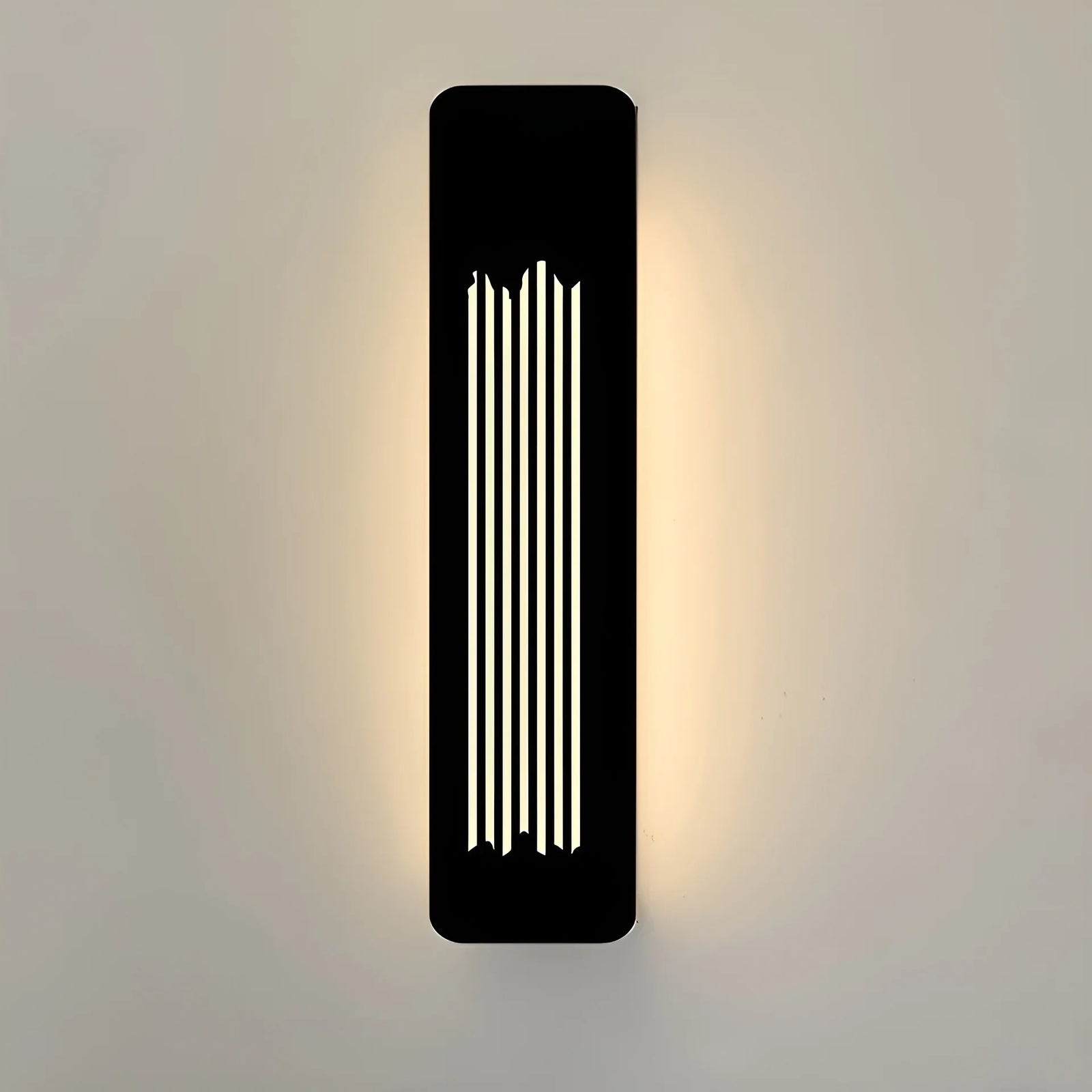 Lámparas de pared LED de aluminio modernas, impermeables, para exteriores, color negro, para porche de jardín