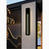 Lámparas de pared LED de aluminio modernas, impermeables, para exteriores, color negro, para porche de jardín