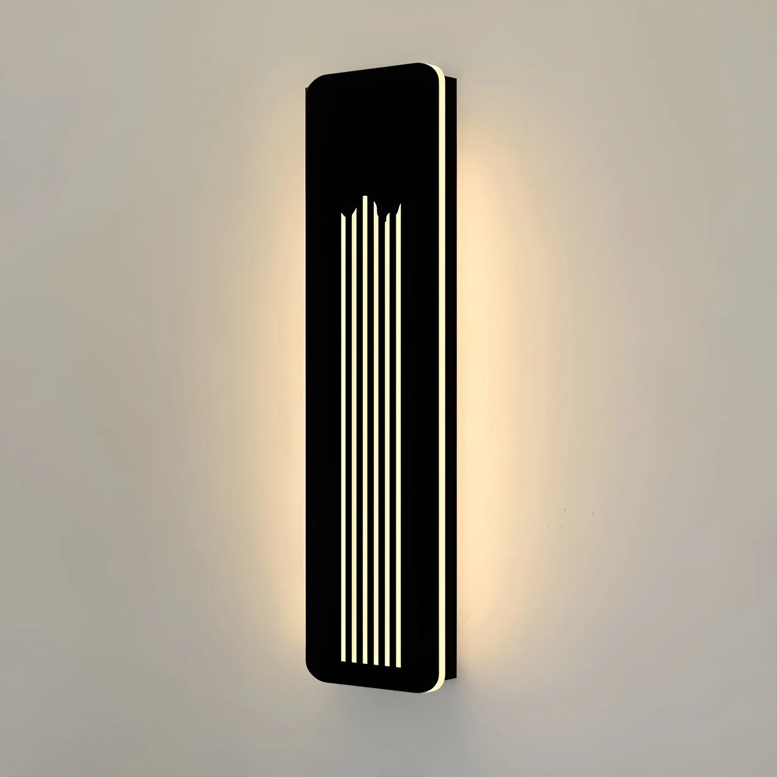 Lámparas de pared LED de aluminio modernas, impermeables, para exteriores, color negro, para porche de jardín