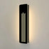 Lámparas de pared LED de aluminio modernas, impermeables, para exteriores, color negro, para porche de jardín