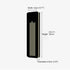 Lámparas de pared LED de aluminio modernas, impermeables, para exteriores, color negro, para porche de jardín