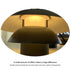 Luminaria LED impermeable para exteriores, moderna, de color negro, para jardín y villa