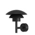 Luminaria LED impermeable para exteriores, moderna, de color negro, para jardín y villa