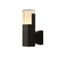 Lámpara de pared LED impermeable para exteriores, moderna, de color negro, para villas y porches