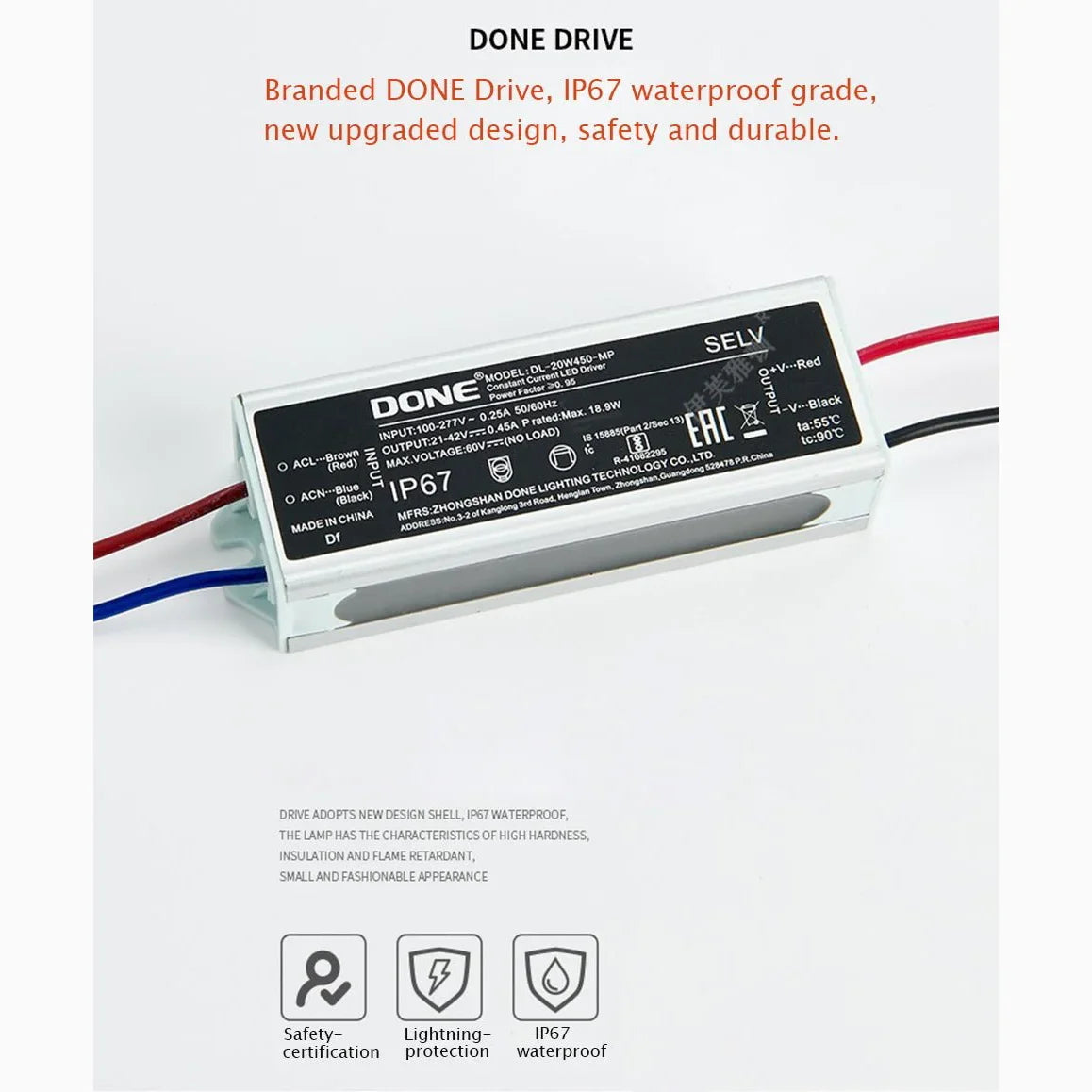 Lámpara de pared LED de aluminio impermeable para exteriores, moderna, en blanco y negro, para jardín