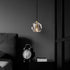 19 Lights - Boule De Cristal Round Clustre LED Cut Smoke Crystal Ceiling Chandelier