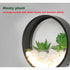 Lámpara de pared LED impermeable para exteriores con diseño de plantas de arte negro moderno para jardín y porche