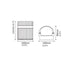 Aplique de pared LED de aluminio para exteriores, moderno, negro mate, resistente al agua, para porche