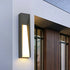 Lámpara de pared LED impermeable para exteriores moderna para patio y balcón