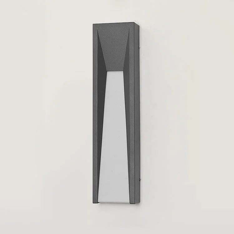 Lámpara de pared LED impermeable para exteriores moderna para patio y balcón
