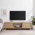 Mueble de TV escandinavo con estructura de láminas Reema Arundo