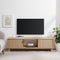 Mueble de TV escandinavo con estructura de láminas Reema Arundo