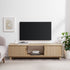 Mueble de TV escandinavo con estructura de láminas Reema Arundo