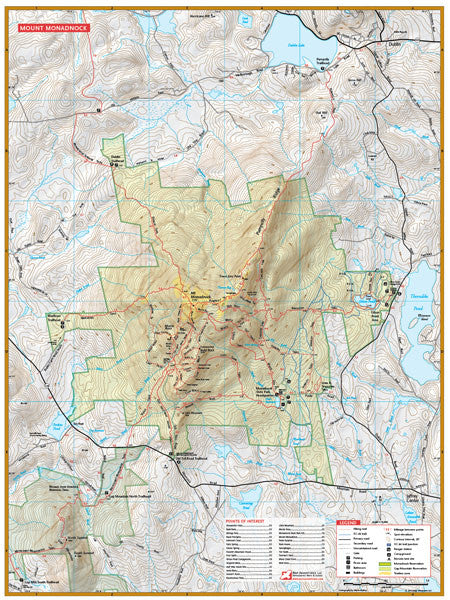 Mount Monadnock Hiking Trail Map